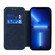 iPhone 13 Pro Knight Magnetic Suction Leather Phone Case - Blue