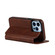 iPhone 13 Pro Knight Magnetic Suction Leather Phone Case - Brown