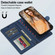 iPhone 13 Pro LC.IMEEKE L2 Series Detachable Magsafe PU Phone Case with Lanyard - Blue