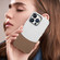 iPhone 13 Pro Leather Texture MagSafe Magnetic TPU + PC Phone Case - Brown