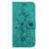 iPhone 13 Pro Lily Embossed Leather Phone Case - Green