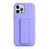 iPhone 13 Pro Liquid Silicone Holder Phone Case - Light Purple