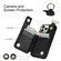 iPhone 13 Pro Litchi Texture Zipper Double Buckle Card Bag Phone Case - Black