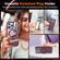 iPhone 13 Pro MagSafe Magnetic Rotating Holder Phone Case - Wine Red