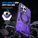 iPhone 13 Pro MagSafe Magnetic Shockproof Phone Case with Ring Holder - Purple