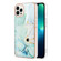 iPhone 13 Pro Marble Pattern IMD Card Slot Phone Case - Green