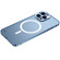 iPhone 13 Pro Metal Frame Frosted PC Shockproof Magsafe Case - Ocean Blue