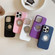 iPhone 13 Pro Metal Frame Silicone Magnetic Phone Case - Dark Blue