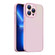 iPhone 13 Pro Nano Semi-transparent Frosted Skin Feel Phone Case - Light Pink