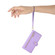 iPhone 13 Pro Nine Card-slot Zipper Wallet Bag Leather Phone Case - Purple