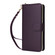 iPhone 13 Pro Nine-card Slots Zipper Wallet Bag Leather Phone Case - Dark Purple