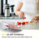 iPhone 13 Pro PC + Rubber 3-layers Shockproof Protective Case with Rotating Holder - Grey White + Rose Gold