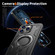 iPhone 13 Pro PC Hybrid TPU Armor MagSafe Ring Holder Phone Case - Black