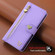 iPhone 13 Pro POLA Love Multi-Card Slots Zipper Wallet Leather Phone Case - Purple
