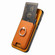 iPhone 13 Pro Retro Cross Leather Card Bag MagSafe Phone Case - Yellow