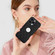 iPhone 13 Pro Rhombic Leather Back Cover Phone Case - Black