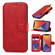 iPhone 13 Pro Shockproof PU + TPU Leather Case with Card Slots & Holder & Photo Frame & Wallet - Red