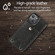 iPhone 13 Pro Shockproof PU Leather + TPU Protective Case with Card Slot & Lanyard - Black