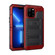 iPhone 13 Pro Shockproof Waterproof Dustproof Metal + Silicone Phone Case with Screen Protector - Red