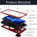 iPhone 13 Pro Shockproof Waterproof Dustproof Metal + Silicone Phone Case with Screen Protector - Red