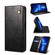 iPhone 13 Pro Simple Wax Crazy Horse Texture Horizontal Flip Leather Case with Card Slots & Wallet - Black