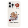 iPhone 13 Pro Skin Feeling Jelly TPU Hybrid PC Phone Case - Basket Dog White