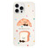 iPhone 13 Pro Skin Feeling Jelly TPU Hybrid PC Phone Case - Polka Dot Bread White