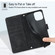 iPhone 13 Pro Skin-feel Embossed Leather Phone Case - Black