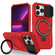 iPhone 13 Pro Sliding Camshield MagSafe Holder TPU Hybrid PC Phone Case - Red