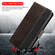 iPhone 13 Pro Stitching Magnetic RFID Leather Case - Coffee