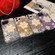 iPhone 13 Pro Sunflower Holder Hand-set Diamond PC Phone Case - Purple