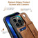 iPhone 13 Pro Suteni 215 Wrist Strap PU Phone Case - Brown
