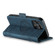 iPhone 13 Pro SUTENI J07 Multifunctional Horizontal Flip Magsafe Leather Phone Case - Blue