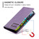 iPhone 13 Pro TTUDRCH RFID Retro Texture Magnetic Leather Phone Case - Purple