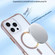 iPhone 13 Pro Vacuum Airbag Y2 Series Transparent MagSafe Magnetic Phone Case - Orange