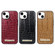 iPhone 13 Pro VIETAO Alligator Texture PU Phone Case - Red