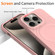 iPhone 13 Pro Wave Texture MagSafe Magnetic Liquid Silicone Phone Case - Pink