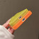 iPhone 13 Pro Wave Texture PC Shockproof Phone Case - Avocado Green