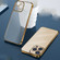 iPhone 13 Pro Wing Plating Series Semi-transparent Frosted Phone Case - Gold