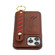 iPhone 13 Pro Wristband Wallet Leather Phone Case - Brown