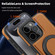 iPhone 13 Pro Yashi 360 Degree Rotating MagSafe Bracket Phone Case - Black