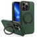 iPhone 13 Pro Yashi 360 Degree Rotating MagSafe Bracket Phone Case - Dark Green