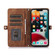 iPhone 13 Pro Zipper Card Slot Buckle Wallet Leather Phone Case - Brown
