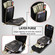 iPhone 13 Pro Zipper Hardware Card Wallet Phone Case - Black