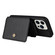 iPhone 13 Pro Zipper Shockproof Protective Phone Case - Black