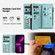 iPhone 13 Pro Zipper Wallet Magnetic Detachable Leather Phone Case - Blue