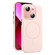iPhone 13 AG Fine Hole Liquid Silicone MagSafe Magnetic Phone Case - Pink