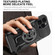 iPhone 13 Armor Rotating Holder MagSafe Phone Case - Black