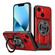 iPhone 13 Armor Rotating Holder MagSafe Phone Case - Red