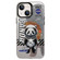 iPhone 13 Astronaut Pattern PC Phone Case - Gray Panda